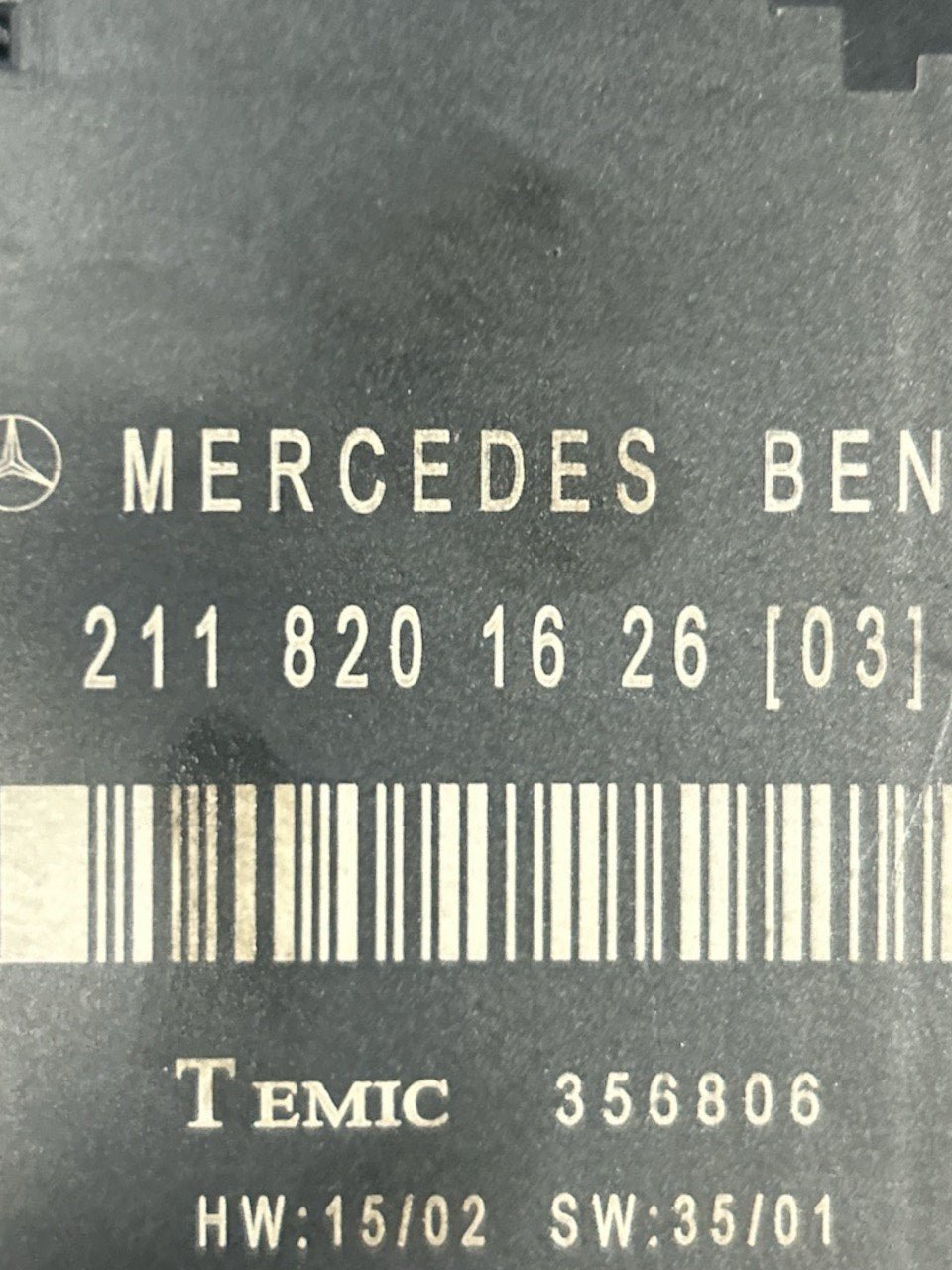 Centralina Porta Posteriore destra Mercedes-Benz Classe E W211 COD:2118201626 (2002-2007)