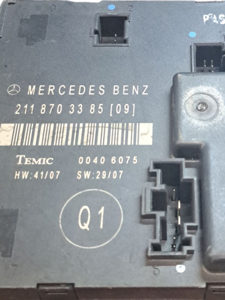 Centralina Porta Posteriore sinistra Mercedes-Benz Classe E W211 COD:2118703385 (2002-2007)