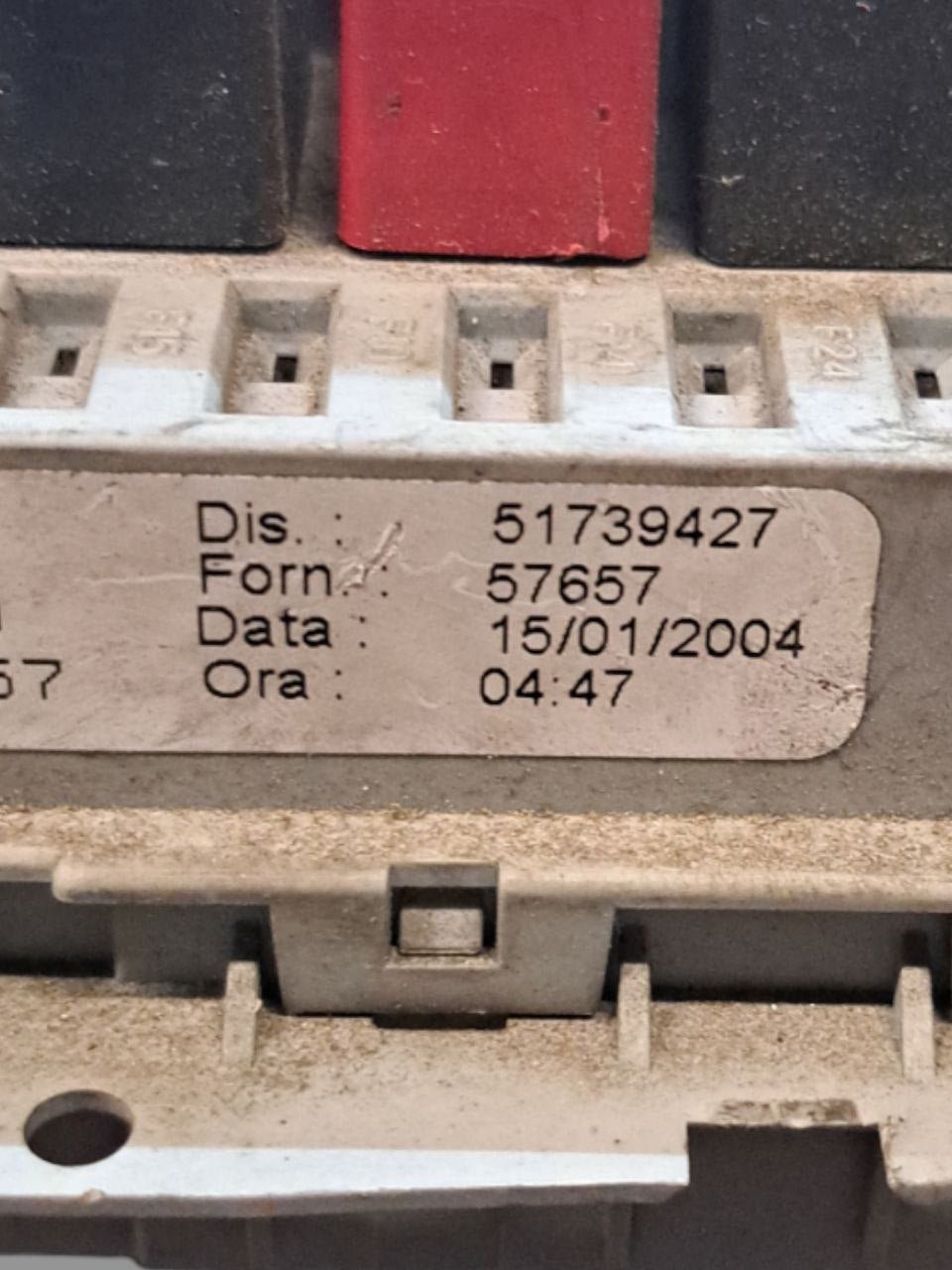 Centralina portafusibii scatola fusibili Fiat Idea 1.3 Diesel (2004-2012) COD:51739427