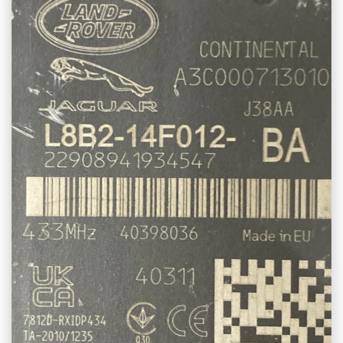 Centralina pressione pneumatici Range Rover Vogue L460 (2022-) Cod: L8B2-14F012-BA