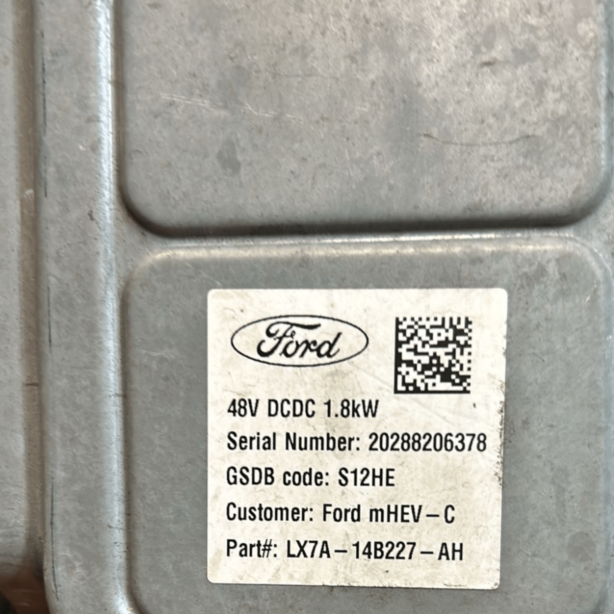 Centralina regolatore Di Tensione Ford Puma 1.0 Benzina (2019 >) cod:LX7A-14B227-AH