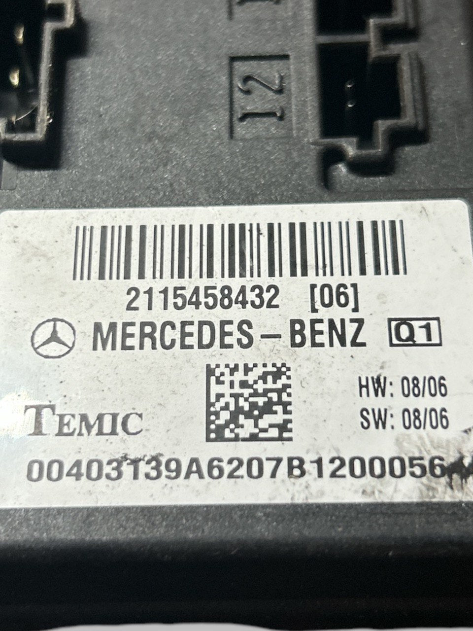 Centralina SAM Mercedes Benz Classe E (W211) (2002 > 2009) cod.2115458432