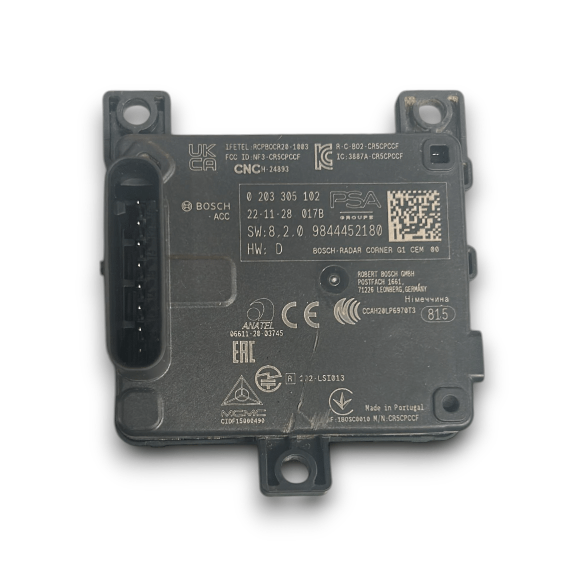 Centralina / Sensore Radar Peugeot 308 III cod.9844452180 (2021 > )