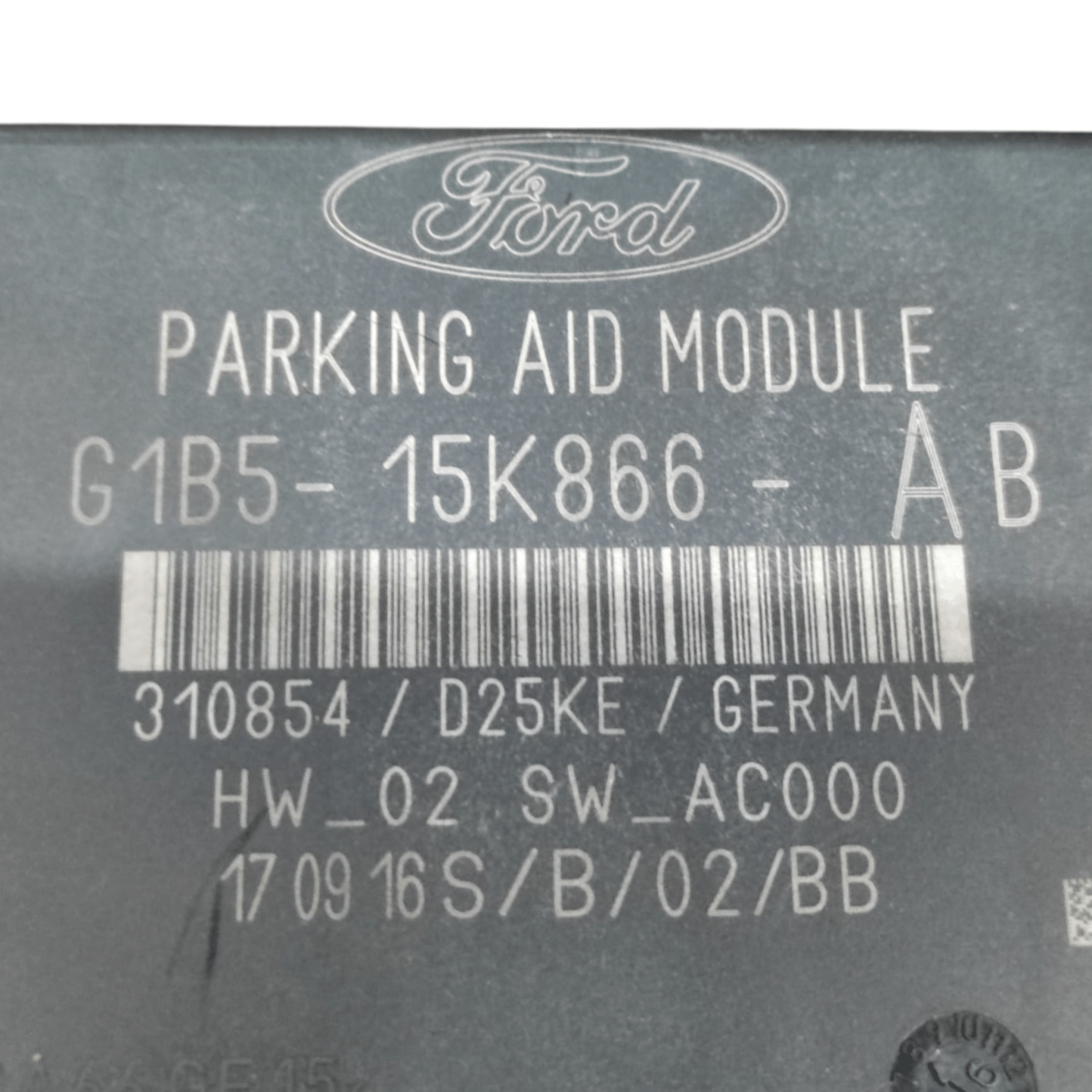 Centralina sensori di parcheggio ford ka+ cod: g1b515k866ab (2016-2019)