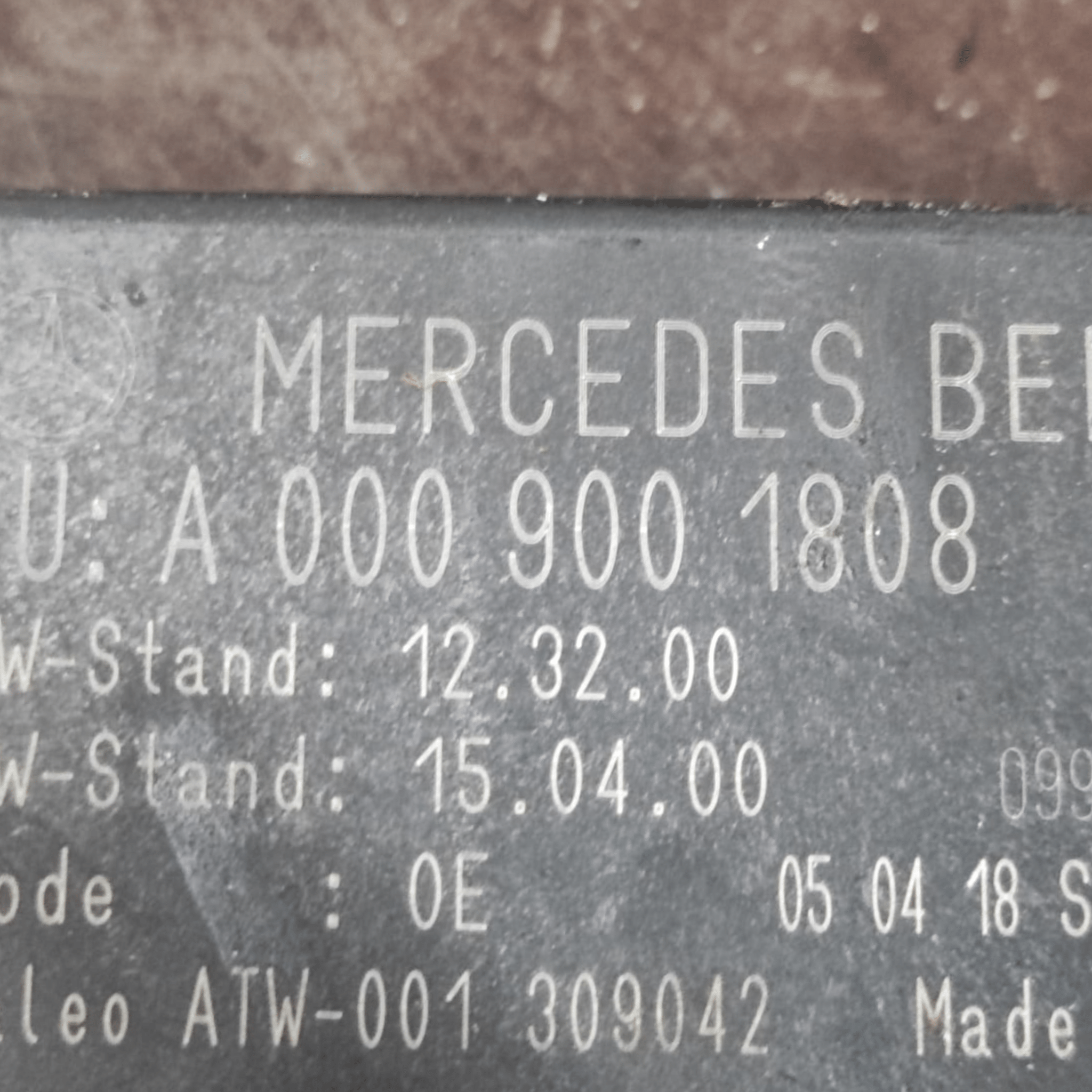 Centralina Sensori Di Parcheggio Mercedes Classe GLC X253 COD: A0009001808 (2015-2022)