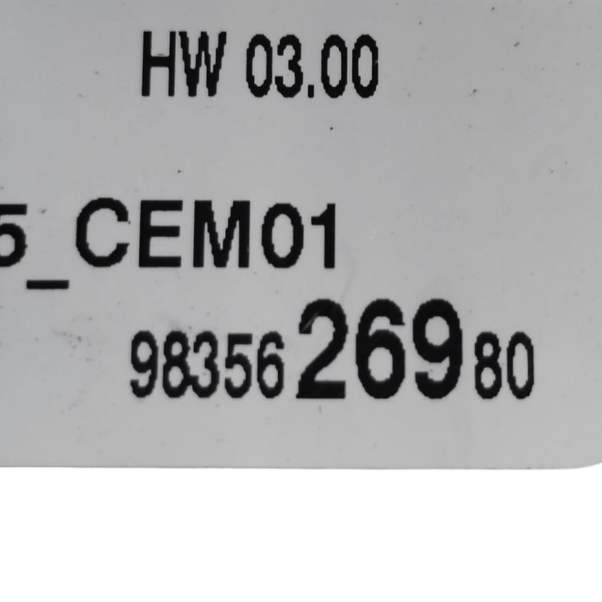 Centralina sensori di parcheggio peugeot 3008 cod: 9835626980 (2016-2023)