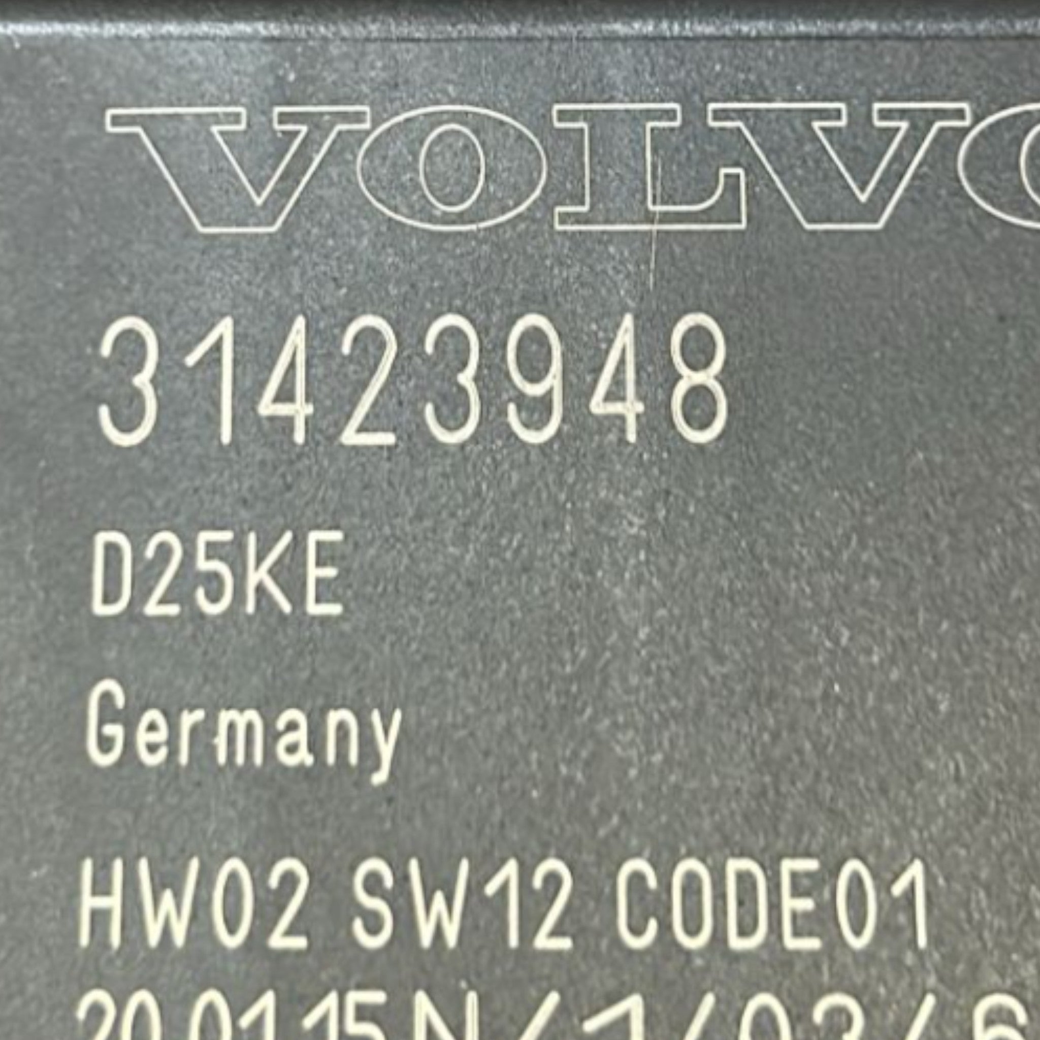 Centralina Sensori Di Parcheggio Volvo V60 cod.31423948 (2010 > 2018)