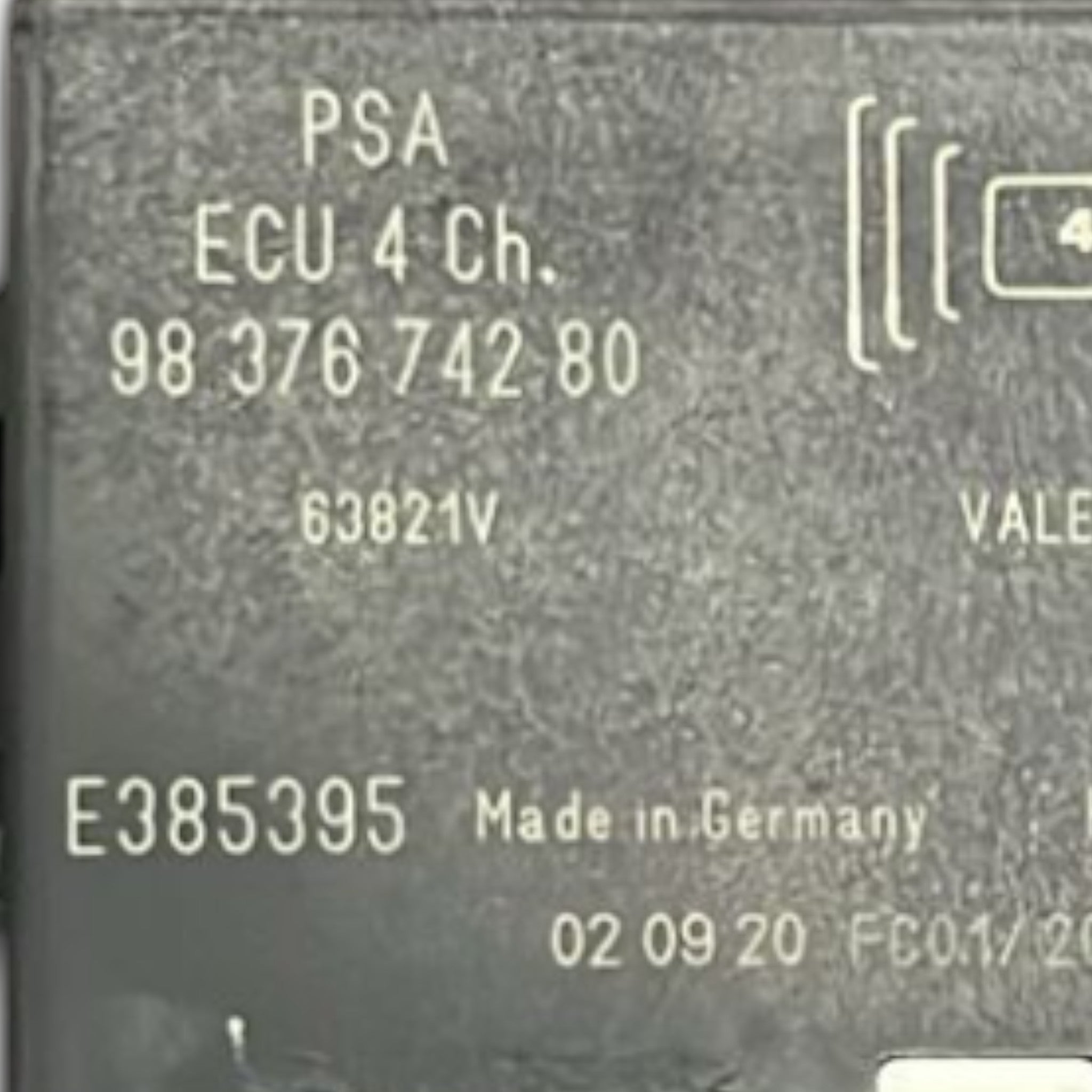 Centralina Sensori Parcheggio Opel Corsa F cod:9837674280 (2019 >)
