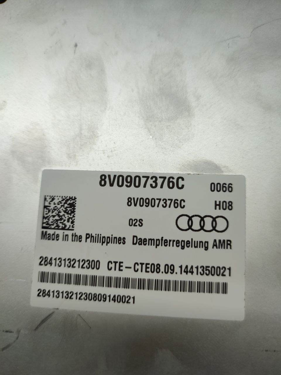 Centralina sospensioni attive Audi S3 ( 8v1 - 2016 ) 2.0 tfsi cod 8v0907376c