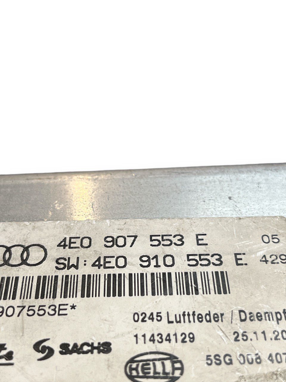 Centralina sospensioni Audi A8 D3 ( 2002-2010) cod.4E0907553E