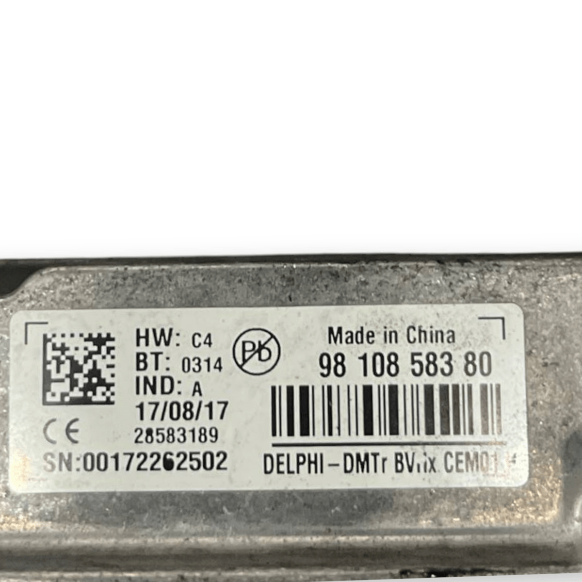 Centralina Start & Stop Opel Combo E 1.6 Diesel (2018 -) cod: 9810858380