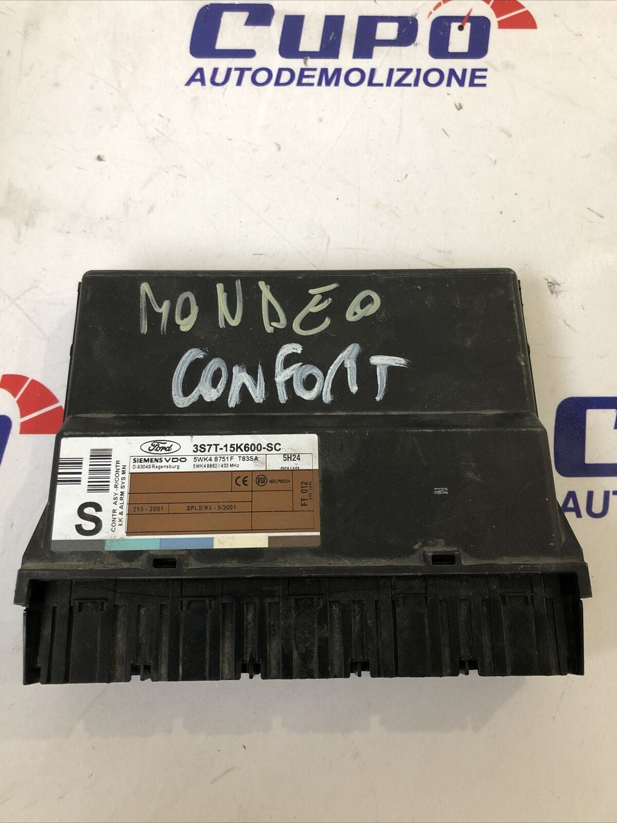 Centralina Unità di Controllo Comfort Ford Mondeo 3S7T-15K600-SC Siemens