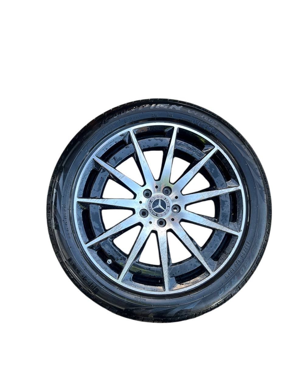 Cerchi in lega raggio 20 nero / grigio Mercedes EQC AMG (2019->) cod.A2934010900