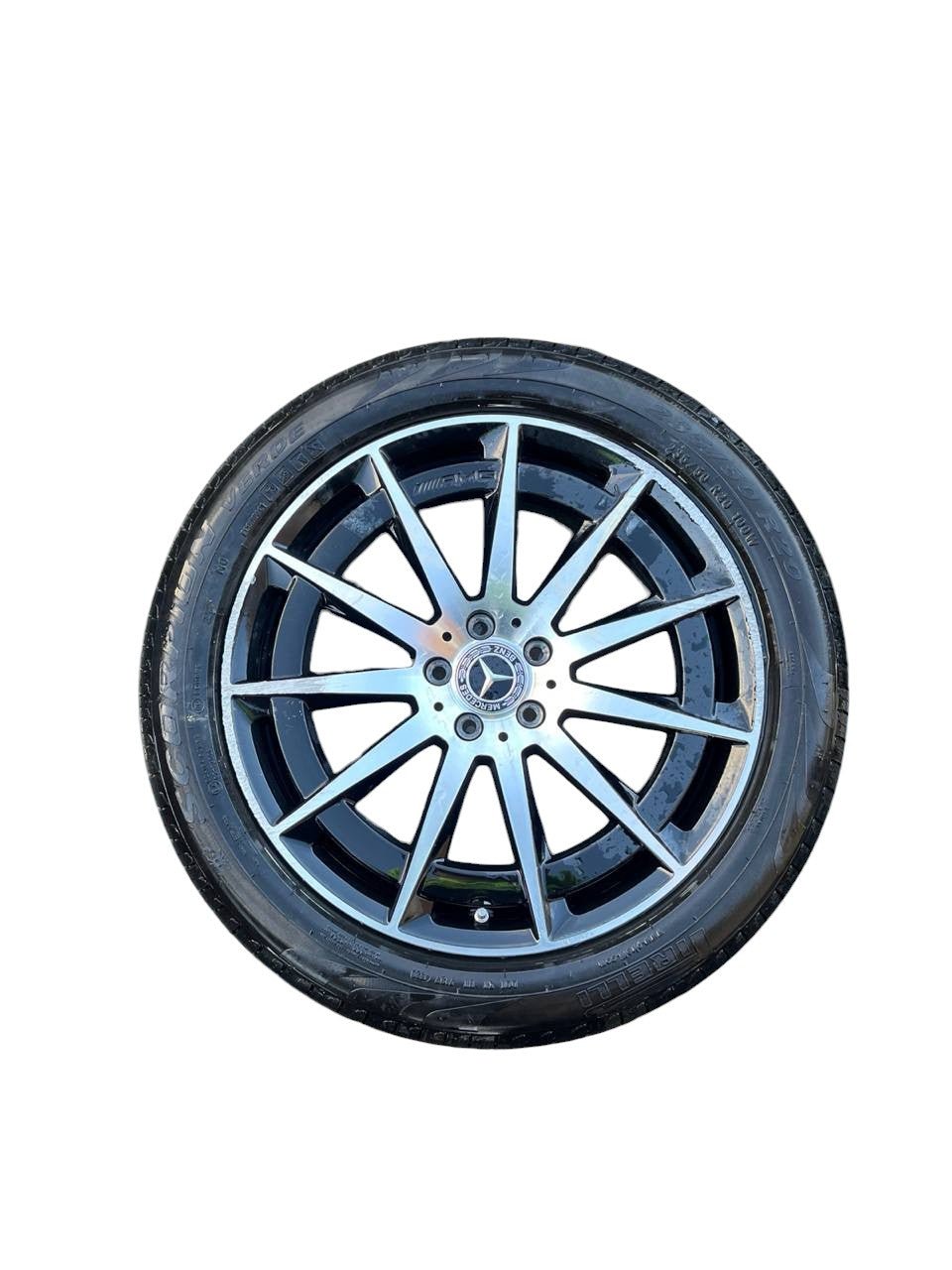 Cerchi in lega raggio 20 nero / grigio Mercedes EQC AMG (2019->) cod.A2934010900