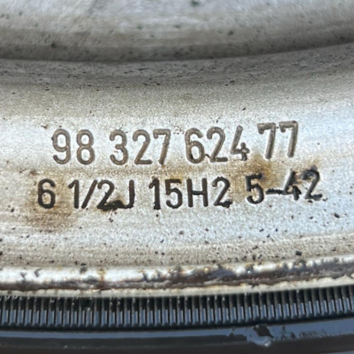 Cerchio In Ferro Toyota Proace II cod.9832762477 (5 Fori / 195 / 65 R15) (2016 > 2024)