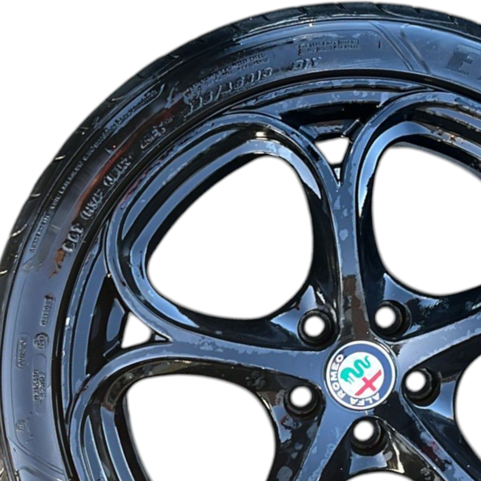 Cerchio in lega nero raggio 18 Alfa Romeo Giulia (2016->) 225 / 45 R18