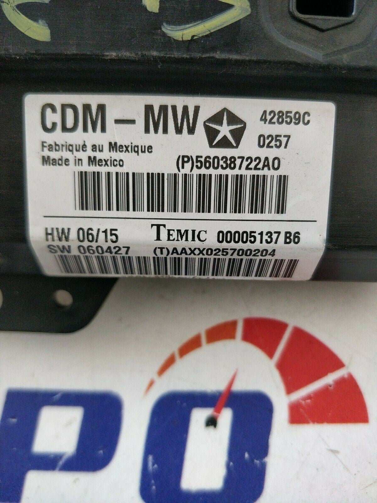 Chrysler 300C 3.0 CRD Modulo Controllo porta anteriore sinistro 56038722AO