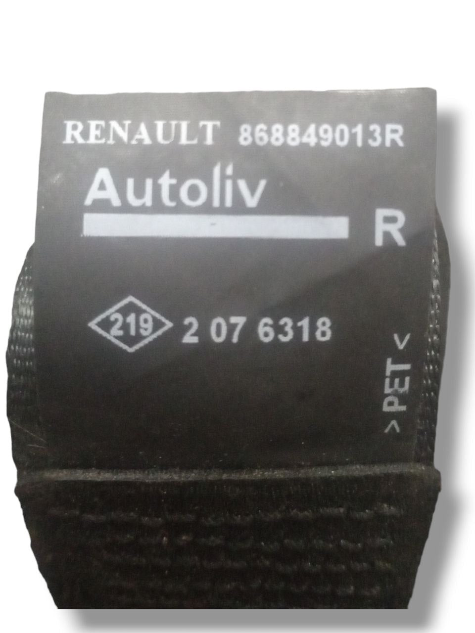 Cintura di Sicurezza anteriore destro (dx) Dacia Dokker (2012) cod: 868849013R