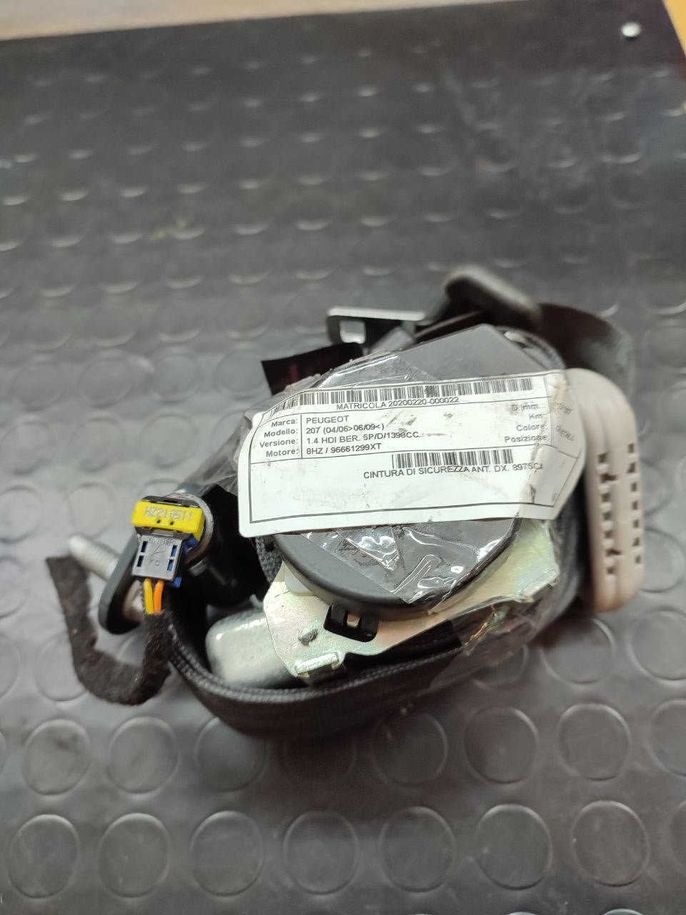 Cintura di sicurezza anteriore sinistra Renault Clio mk3 2005