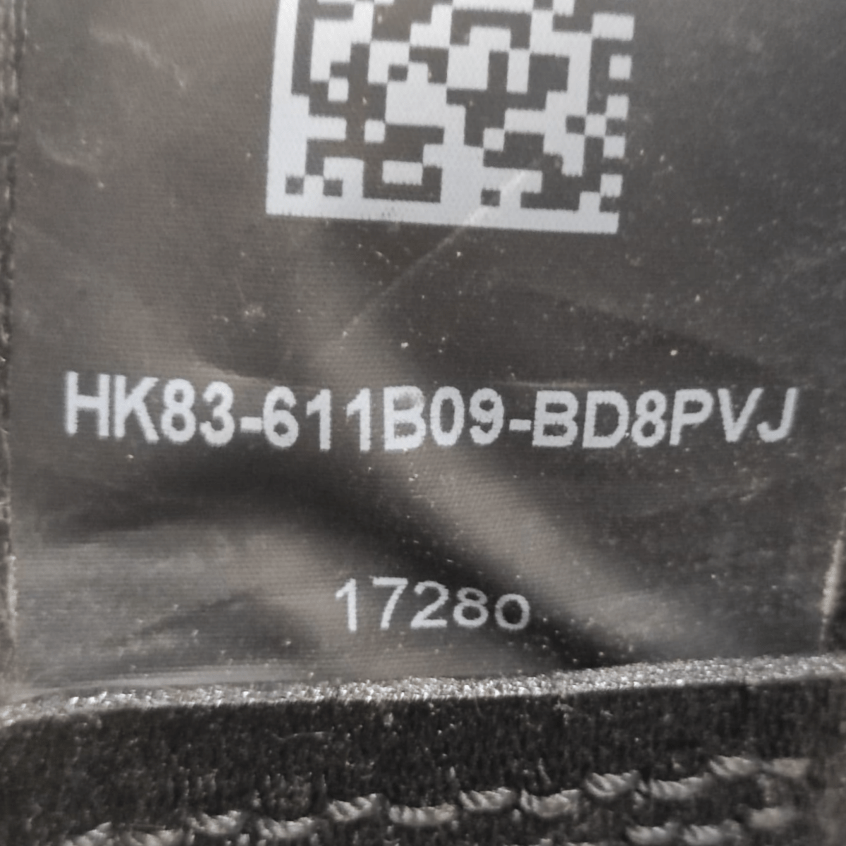 Cintura di sicurezza anteriore sinistro range rover velar cod: hk83611b09bd (2017-)