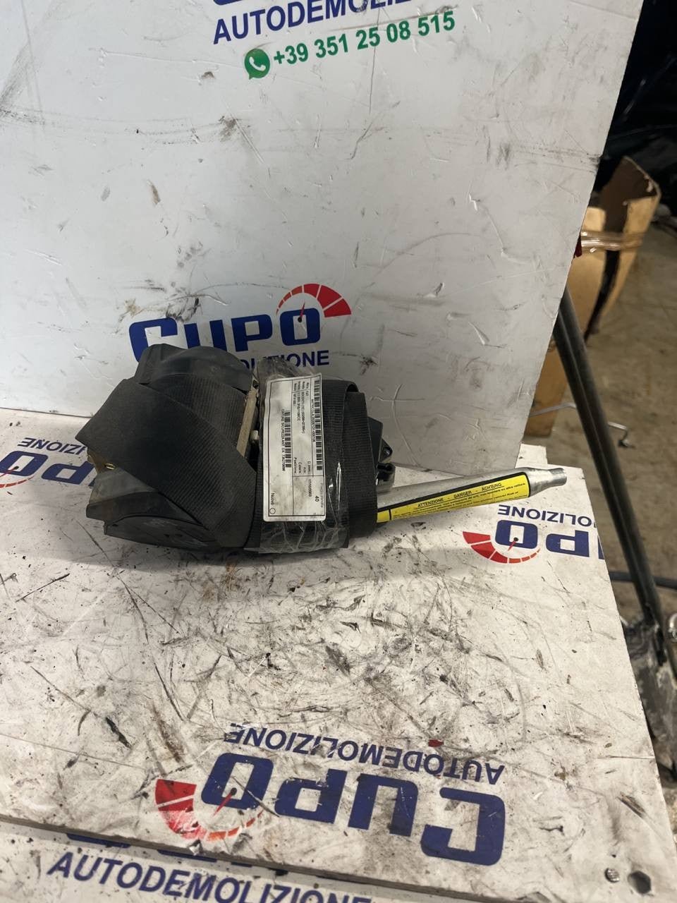 Cintura di sicurezza posteriore destra Fiat 600 (2003) cod: 735270898 - BIBA-RICAMBI