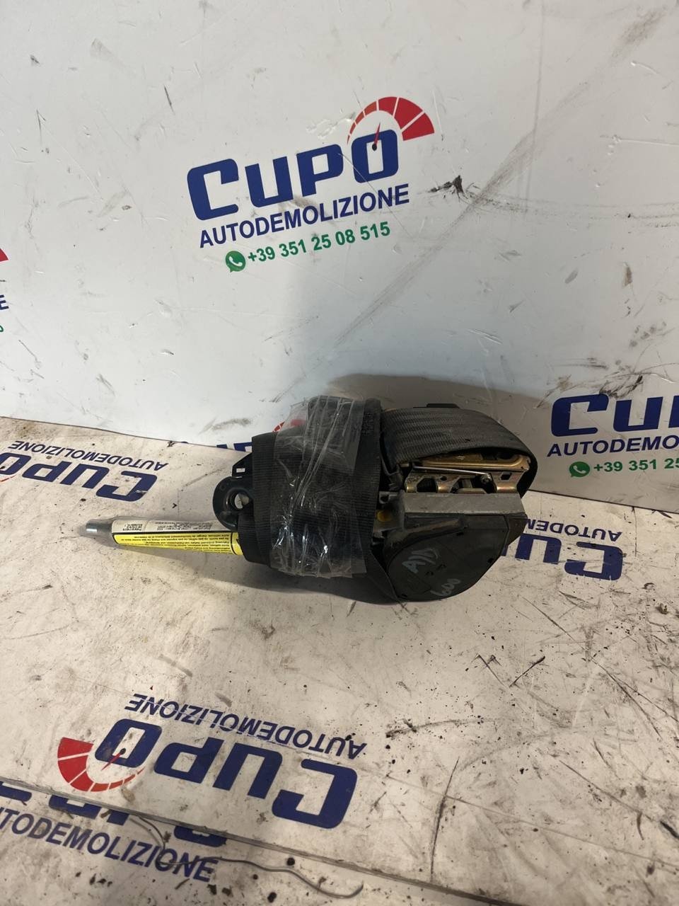 Cintura di sicurezza posteriore destra Fiat 600 (2003) cod: 735270898 - BIBA-RICAMBI