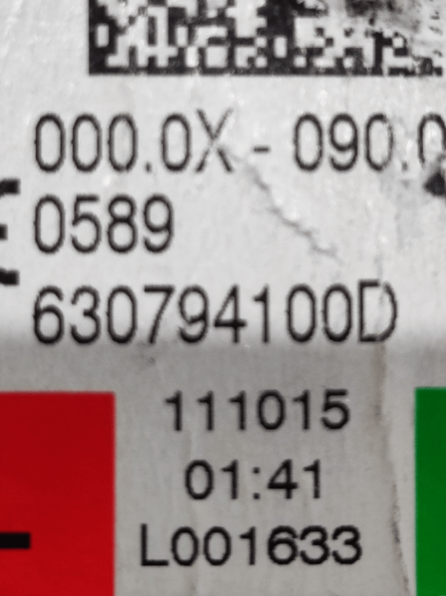 Cintura Di Sicurezza Posteriore Destro Jaguar XF X260 COD: 630794100D (2015-2024)