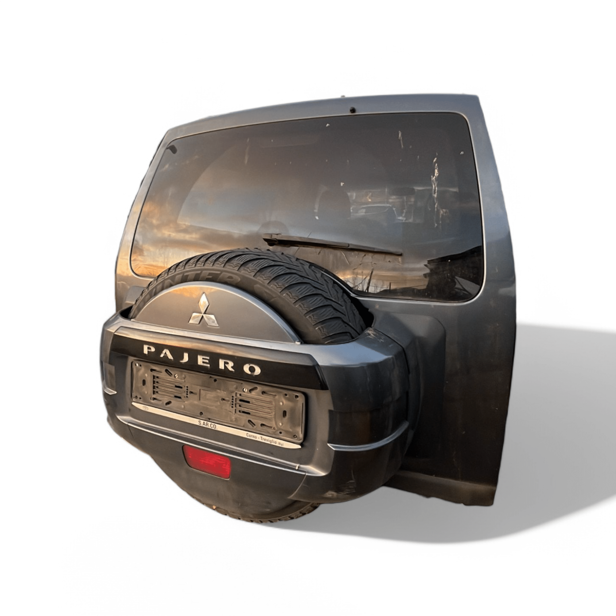 Cofano/ bagagliaio posteriore grigio Mitsubishi Pajero V80 (2006-2021) 5 porte  / portellone