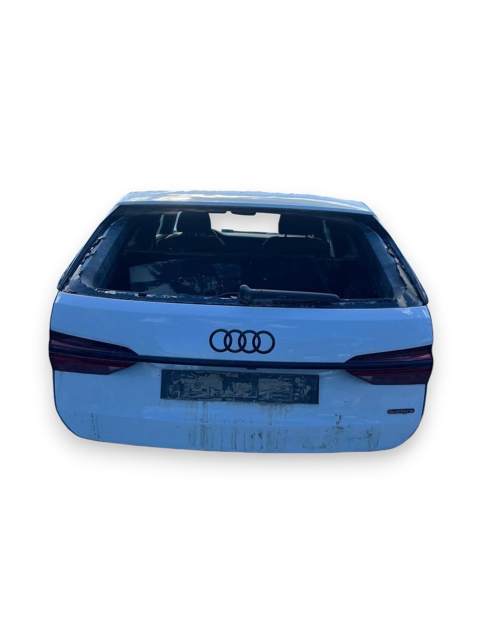 Cofano / portellone / bagagliaio posteriore bianco Audi A6 C8 (2018->)