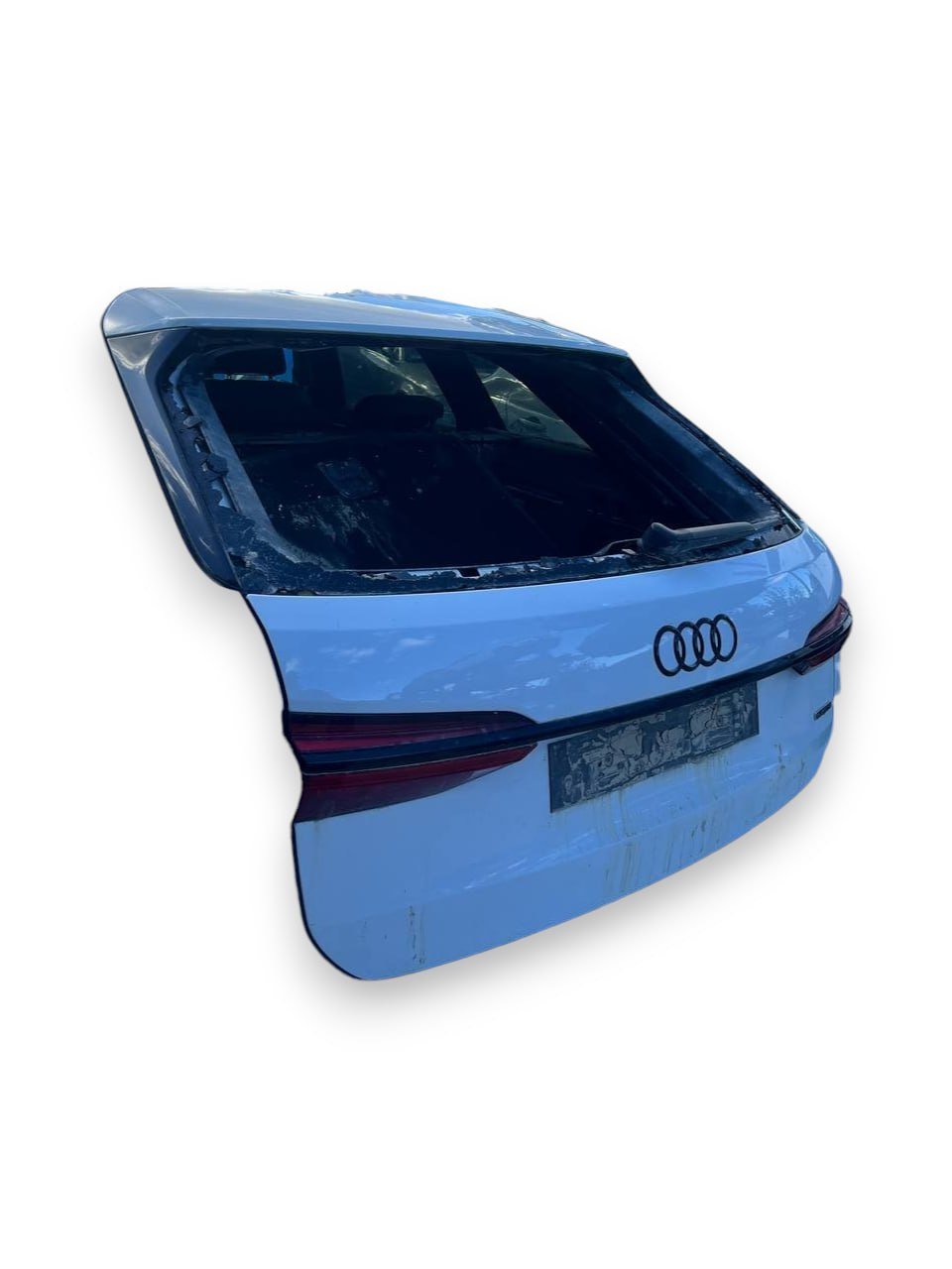 Cofano / portellone / bagagliaio posteriore bianco Audi A6 C8 (2018->)