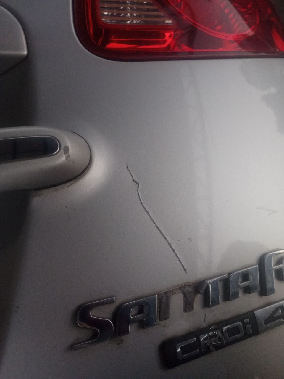 Cofano / Portellone / Bagagliaio posteriore Bianco Hyundai Santa Fe (2011)