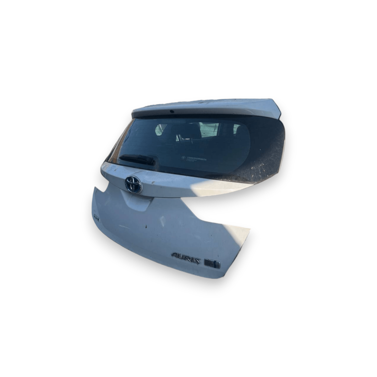 Cofano / Portellone / Bagagliaio posteriore Bianco Toyota Auris II (2012 al 2018)