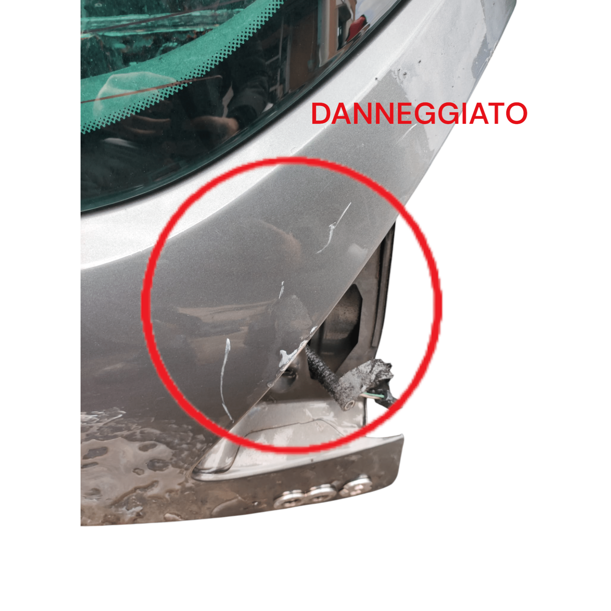 Cofano / Portellone / Bagagliaio Posteriore Grigio Peugeot 3008 I Serie (2009-2016)