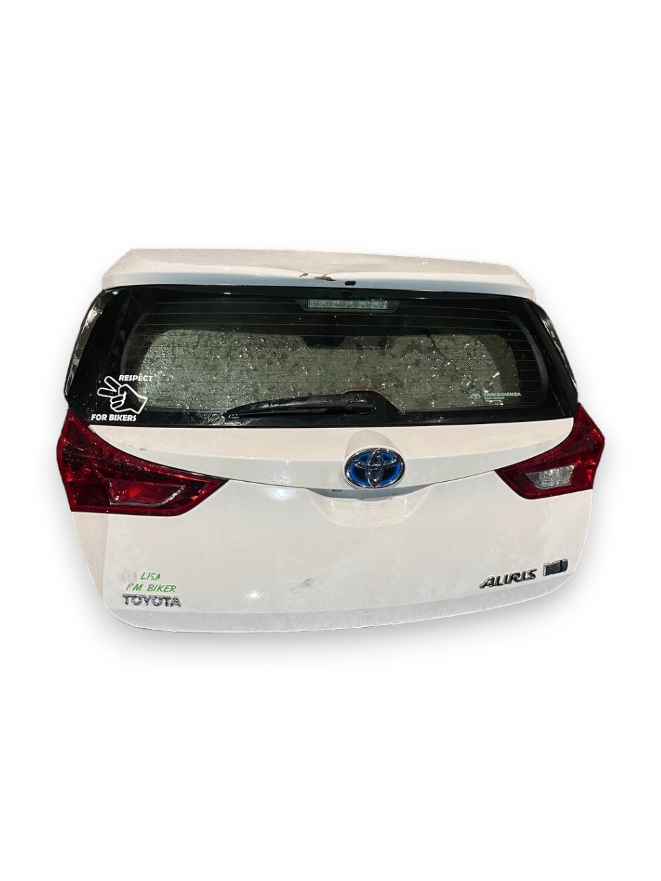 Cofano posteriore Bianco con Retrocamera Toyota Auris (2018)