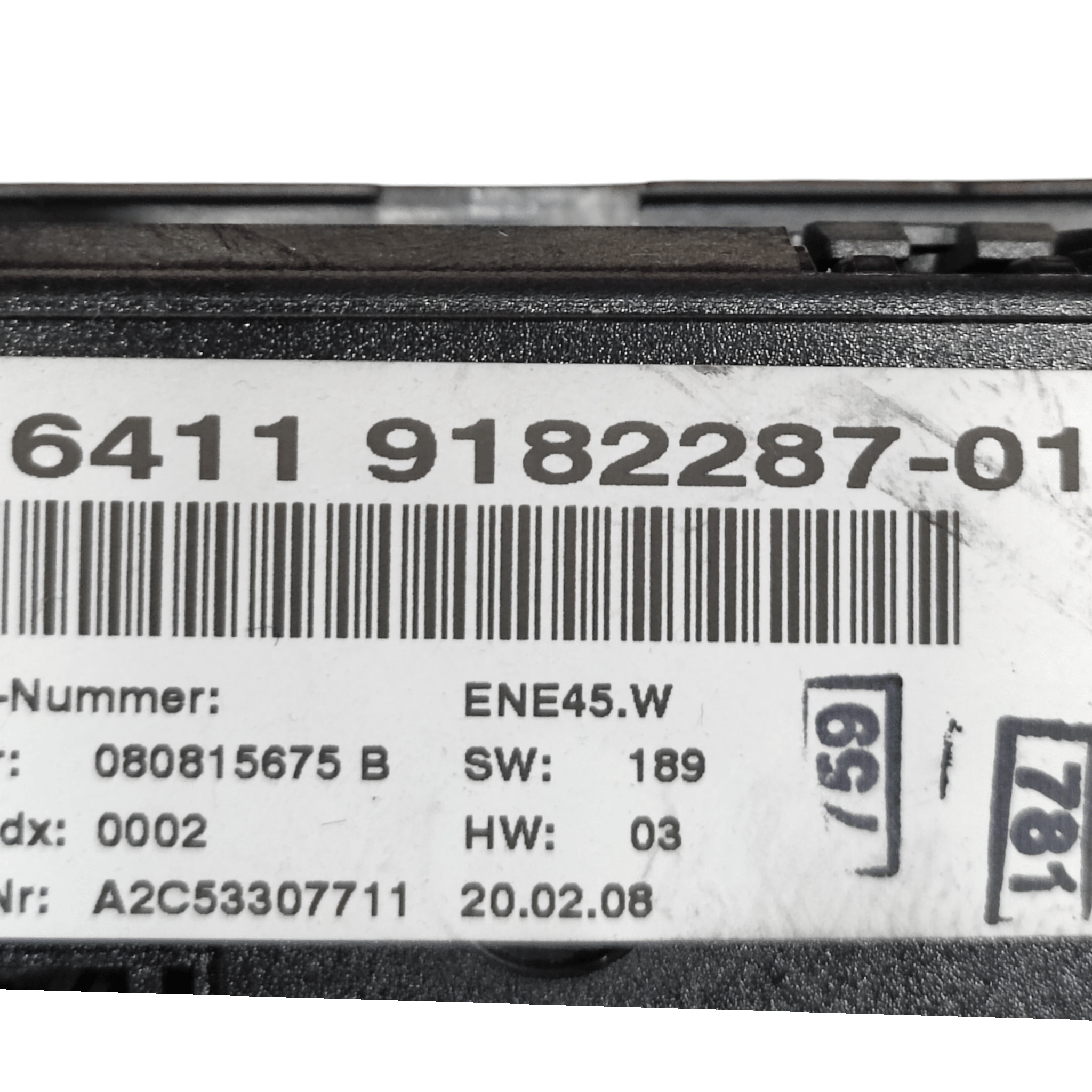 Comandi Clima automatico bizona Bmw Serie 1 E87 2.0 Diesel COD: 64119182287 (2004-2013)