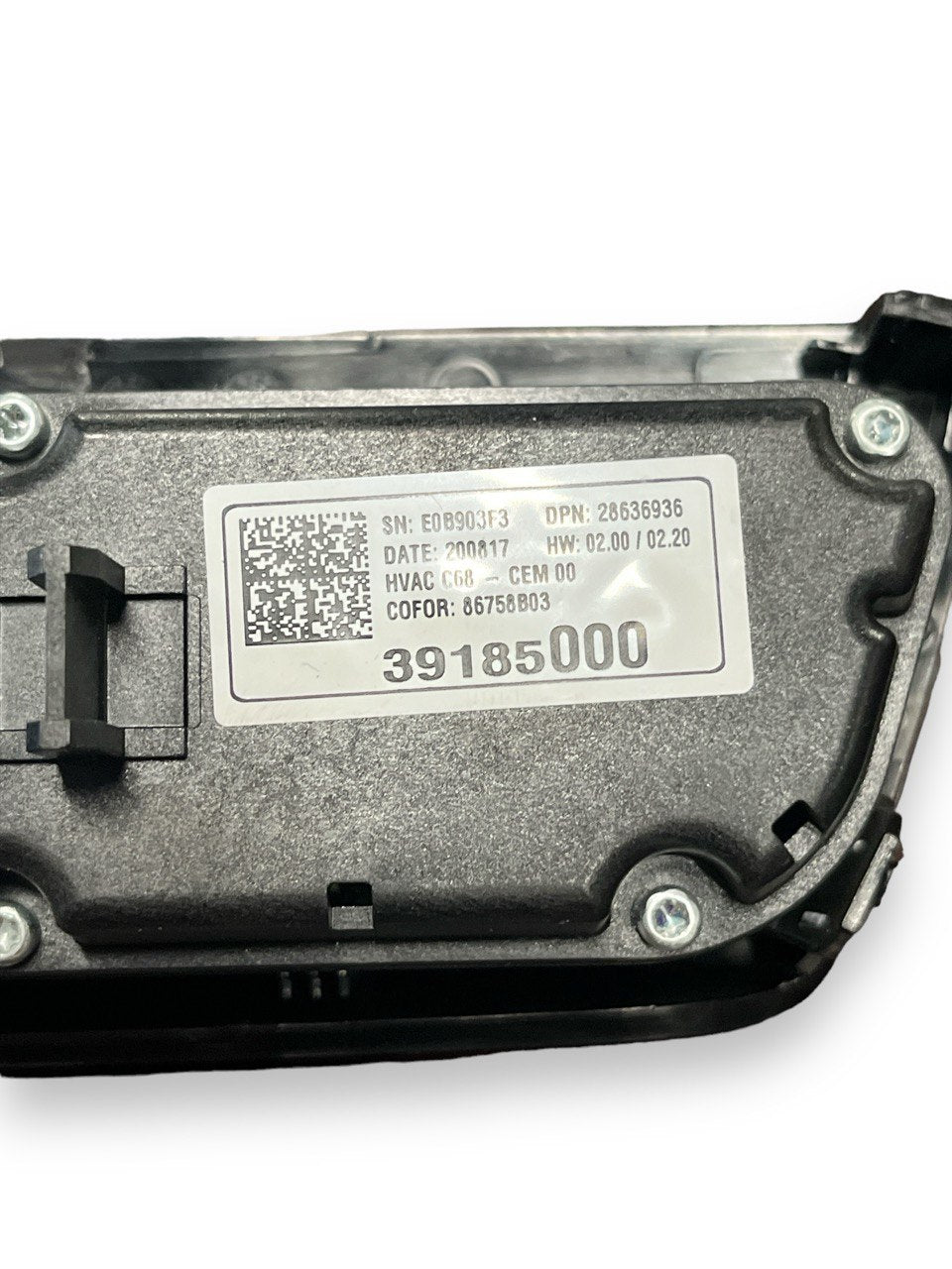 Comandi clima Automatico Opel Corsa F 1.5 Diesel (2019>) cod.39185000
