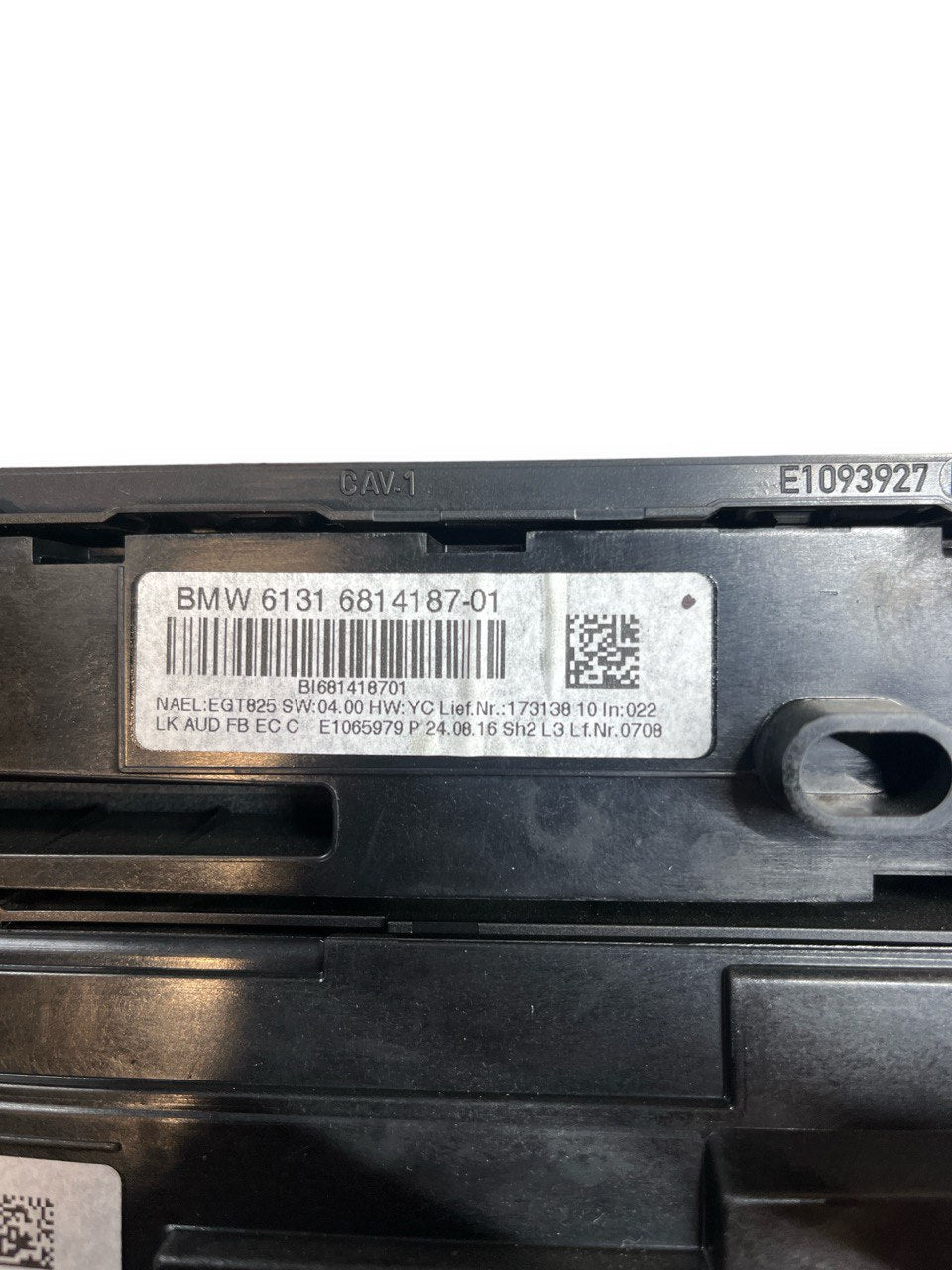 Comandi Clima Autoradio BMW Serie 1 ( F20 - 2019 ) cod : 9384046-02