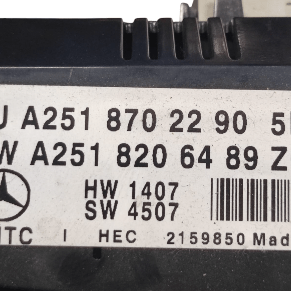 Comandi clima mercedes ml w164 3.0 diesel cod: a2518702290 (2005-2011)
