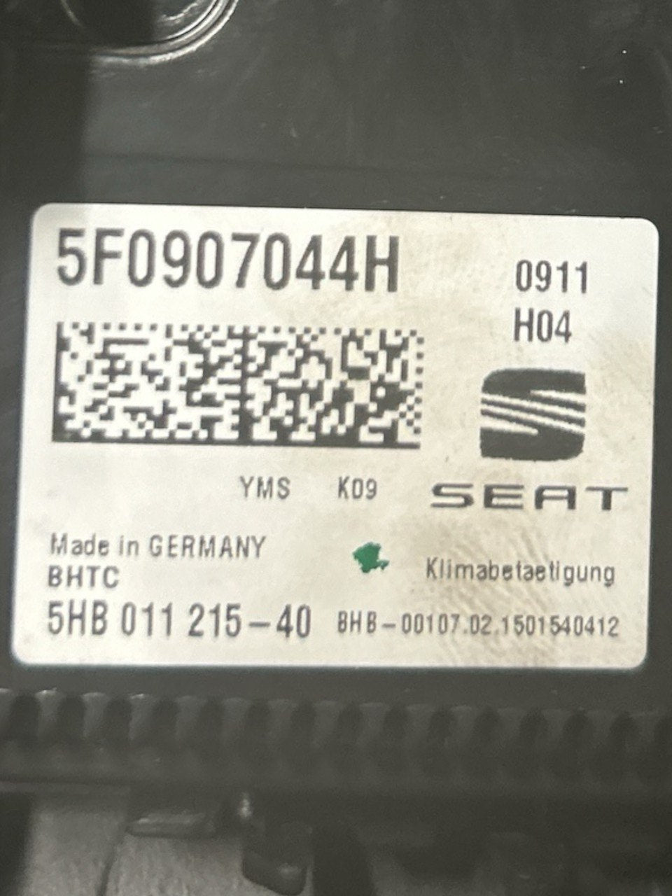 Comandi Clima Seat Leon 1.6 Diesel (2012 > 2019) cod.5F0907044H