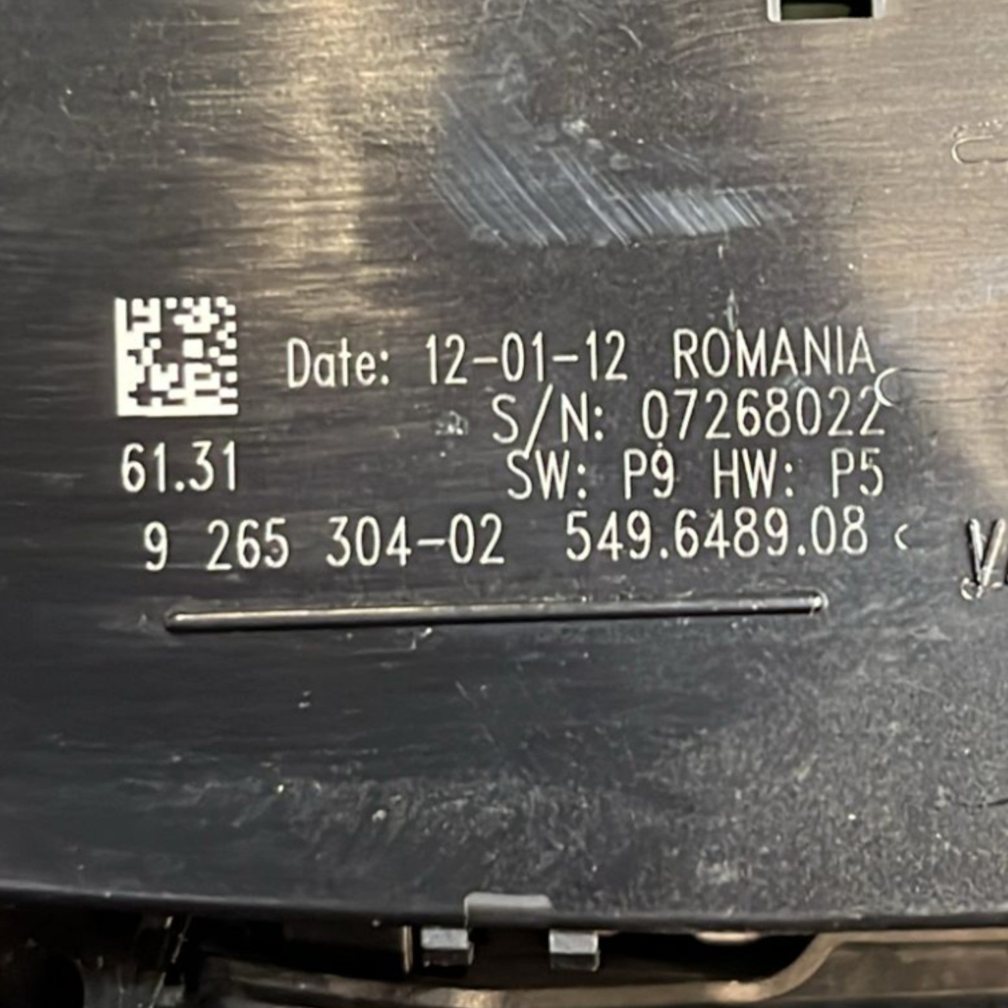 Comandi Luci Bmw Serie I (F20) cod:9265304-02 (2011>2019)