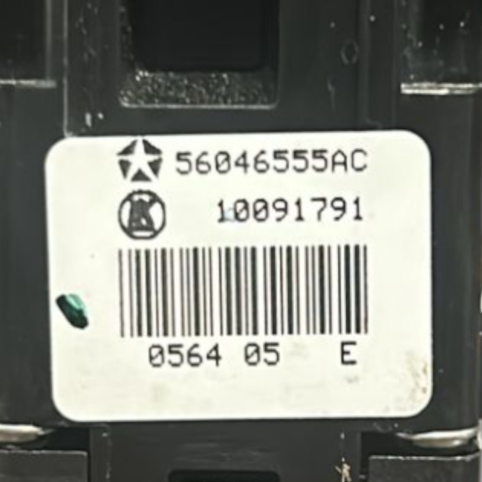 Comando Alzavetro Anteriore Sinistro Jeep Cherokee (KL) cod.56046555AC (2013 > 2023)