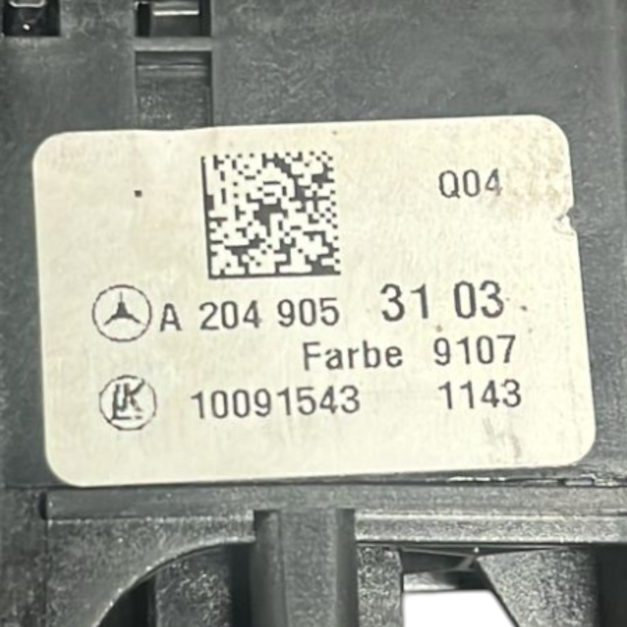 Comando Luci Mercedes Benz Classe C (W204) cod:A2049053103 (2007 >2013)