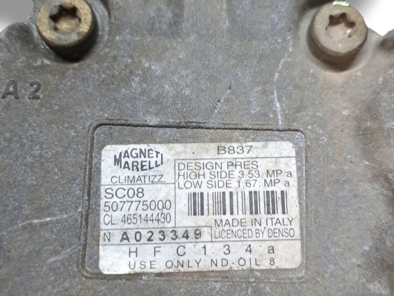 Compressore aria / clima   Fiat Punto 188 1.2 Benzina (2002) COD:507775000