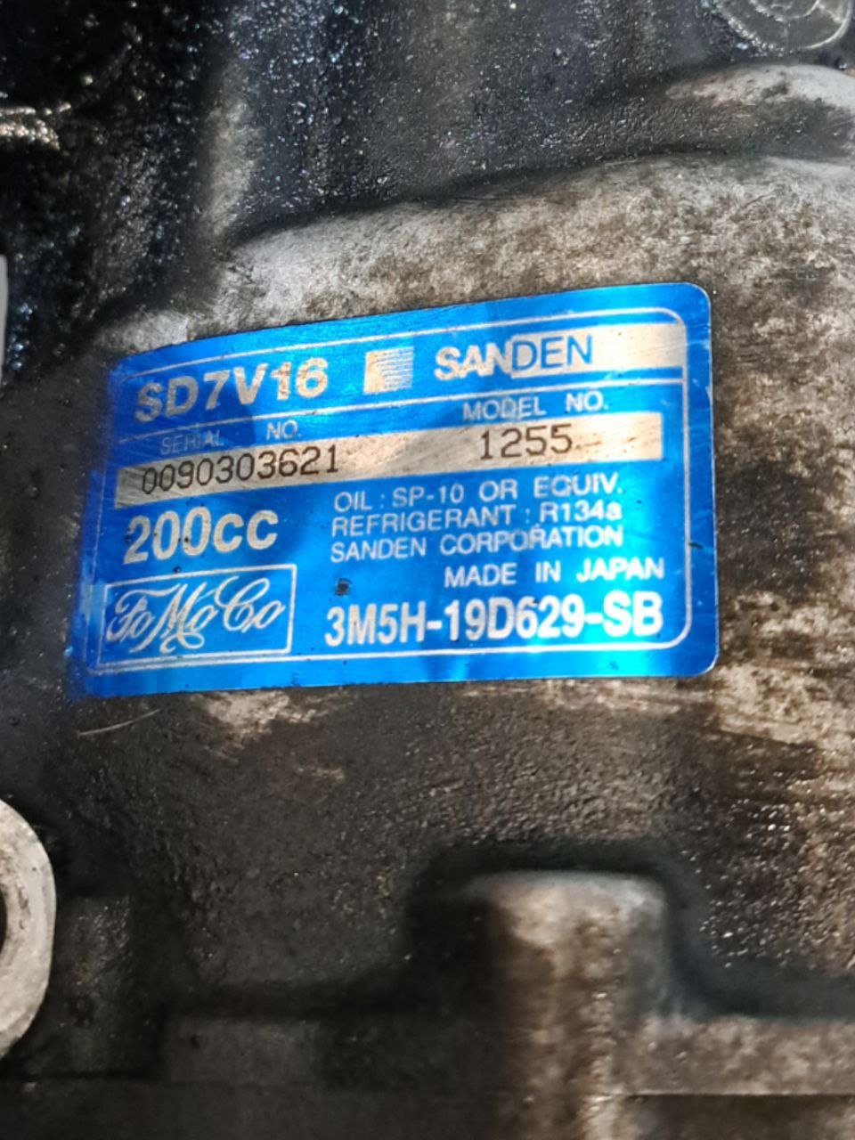 Compressore aria clima Ford Focus 1.6D (2006) COD:3M5H19D629