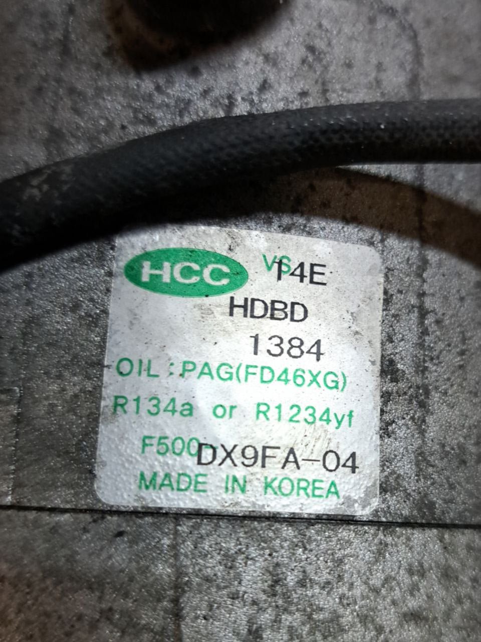 Compressore Aria / Clima Kia Sportage 1.7 Diesel compatibile con hyundai ix35 / i40 (2013) COD:F500DX9FA04