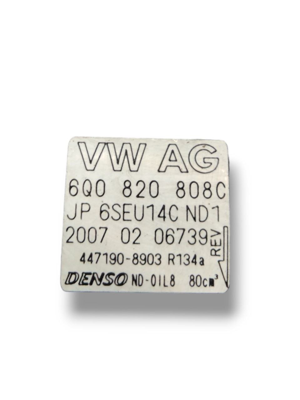 Compressore aria clima Volkswagen Polo 9N / Skoda Fabia / Volkswagen Fox / Lupo / Audi A2 1.2b (2004)cod.6Q0820808C