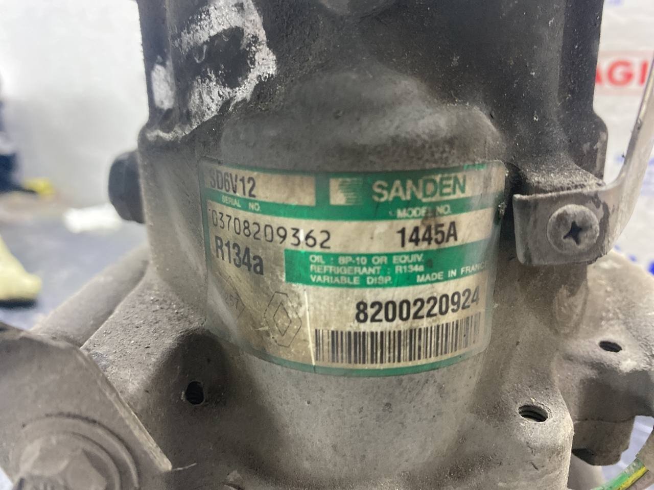 Compressore Aria Condizionata a/c  1.5 Renault clio kangoo Nissan micra cod:SD6VBHF