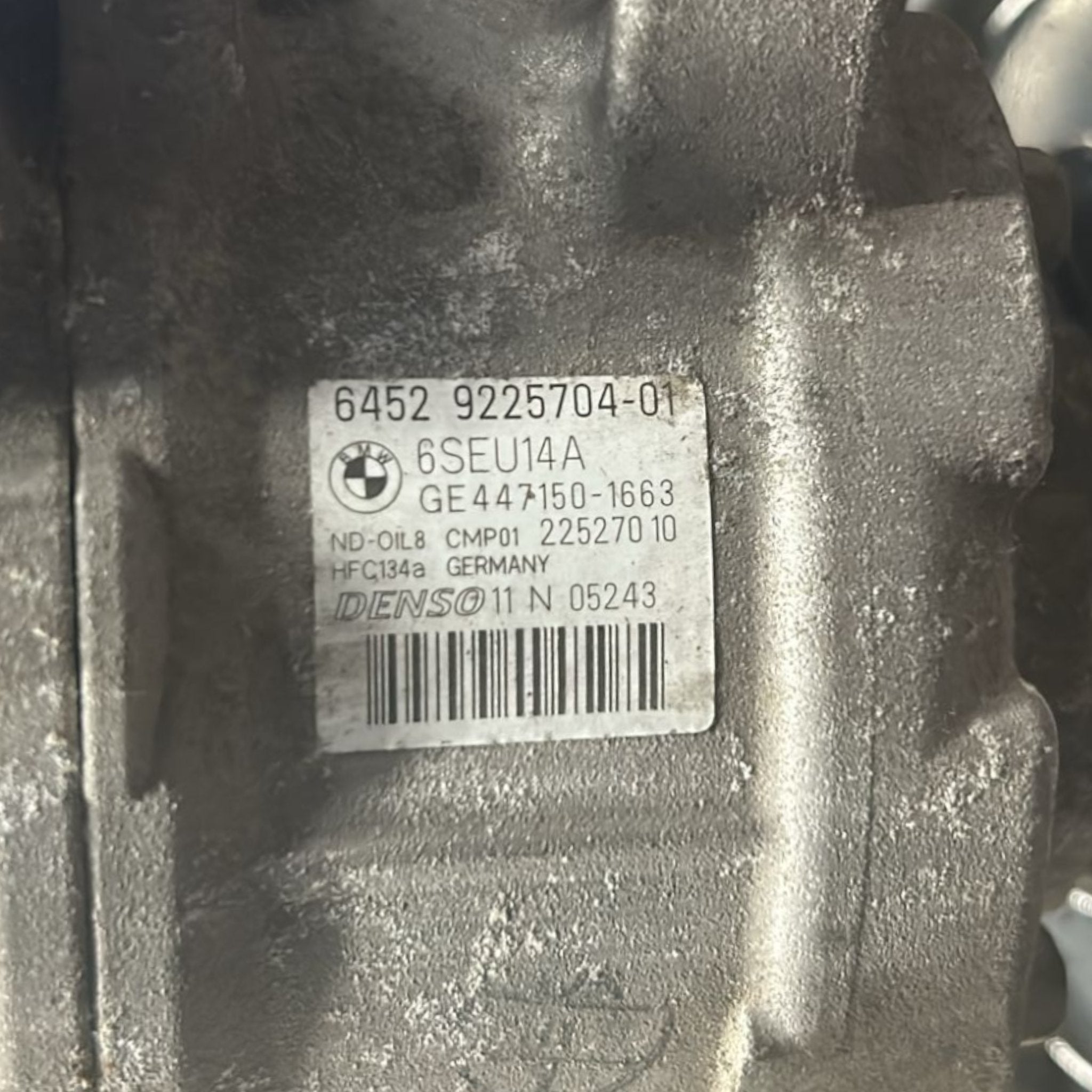 Compressore Aria Condizionata BMW X3 (F25) cod.9225704-01 2.0 Diesel (2010 > 2017)