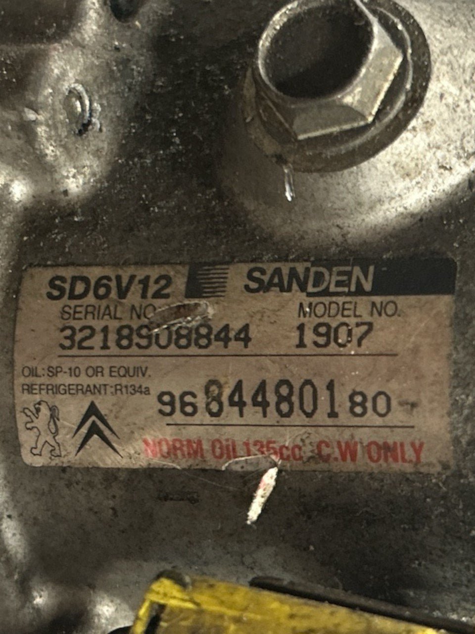 Compressore Aria Condizionata Citroen Xsara Picasso 1.6 Diesel cod . 9684480180 (1999 > 2010)
