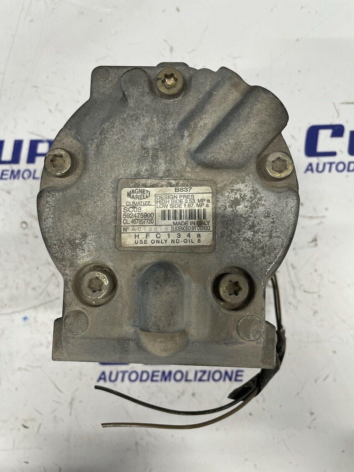Compressore Aria Condizionata Clima FIAT 1.2Bz PUNTO(188)/LANCIA Y   592475900